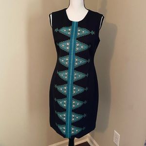 Beautiful Anthropologie Embroidered Shift Dress